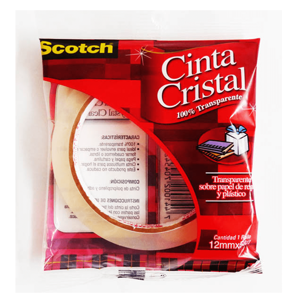 3M Cinta Cristal Bolsa 12x50