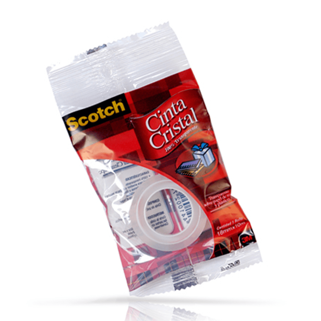 3M Cinta Cristal Bolsa 18x10