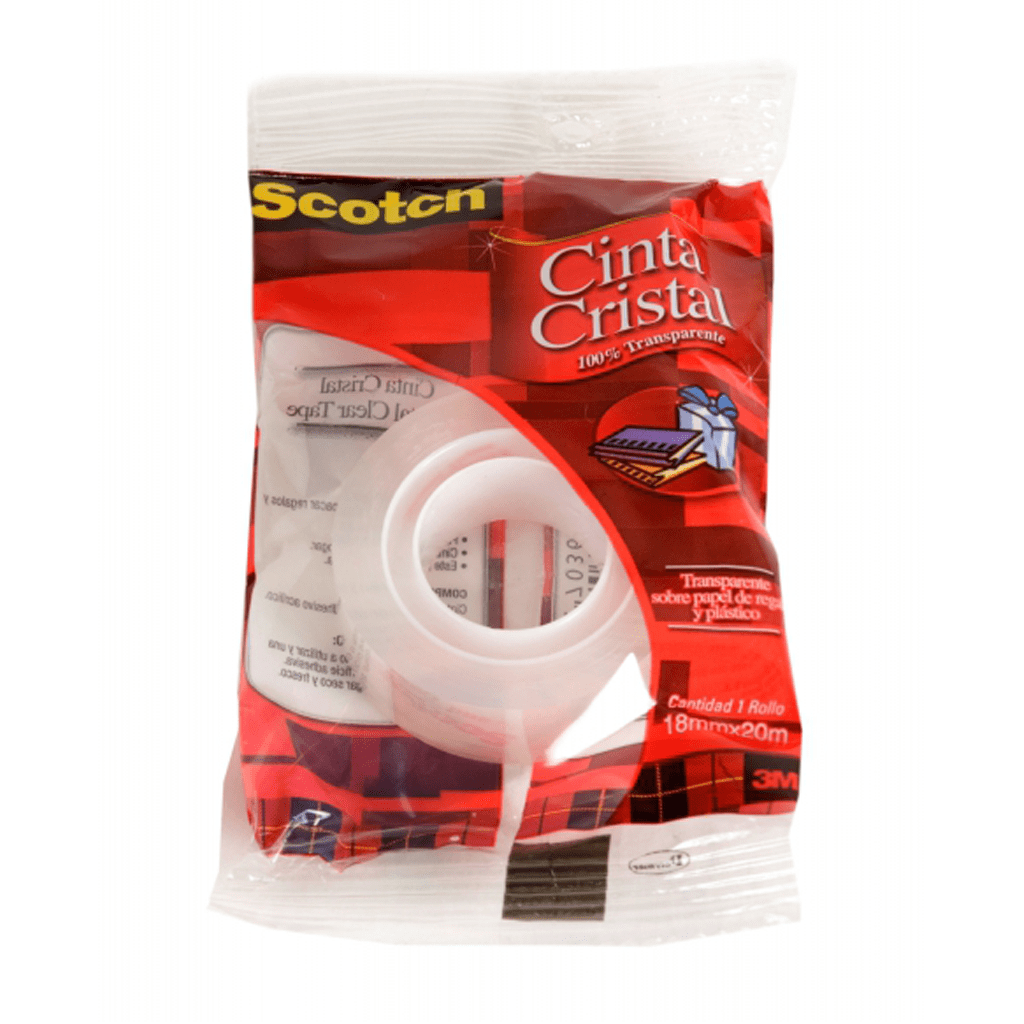 3M Cinta Cristal Bolsa 19 mm x 20 m