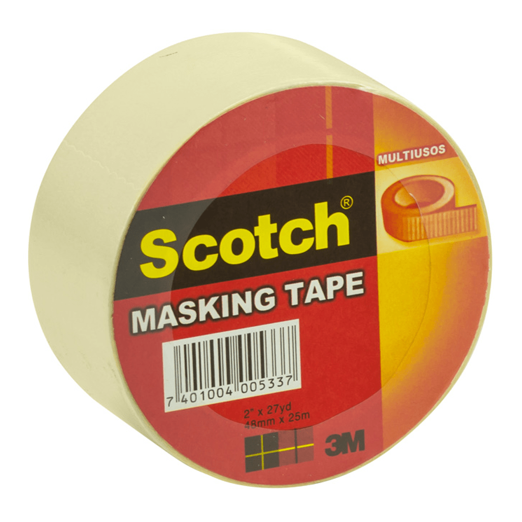 3M Cinta Masking Tape Scotch 48mm x 25 mts 3400