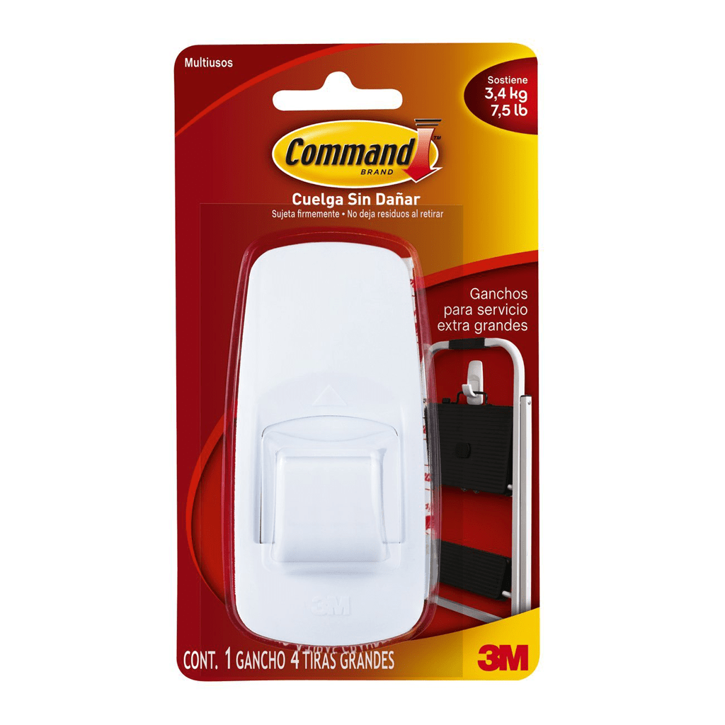 3M Gancho Command Gigante Reusable 17004ES
