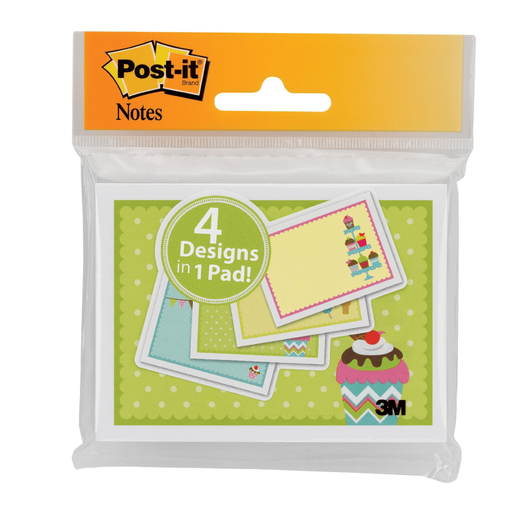 3M Post It Diseño Cup Cake 100 Hojas
