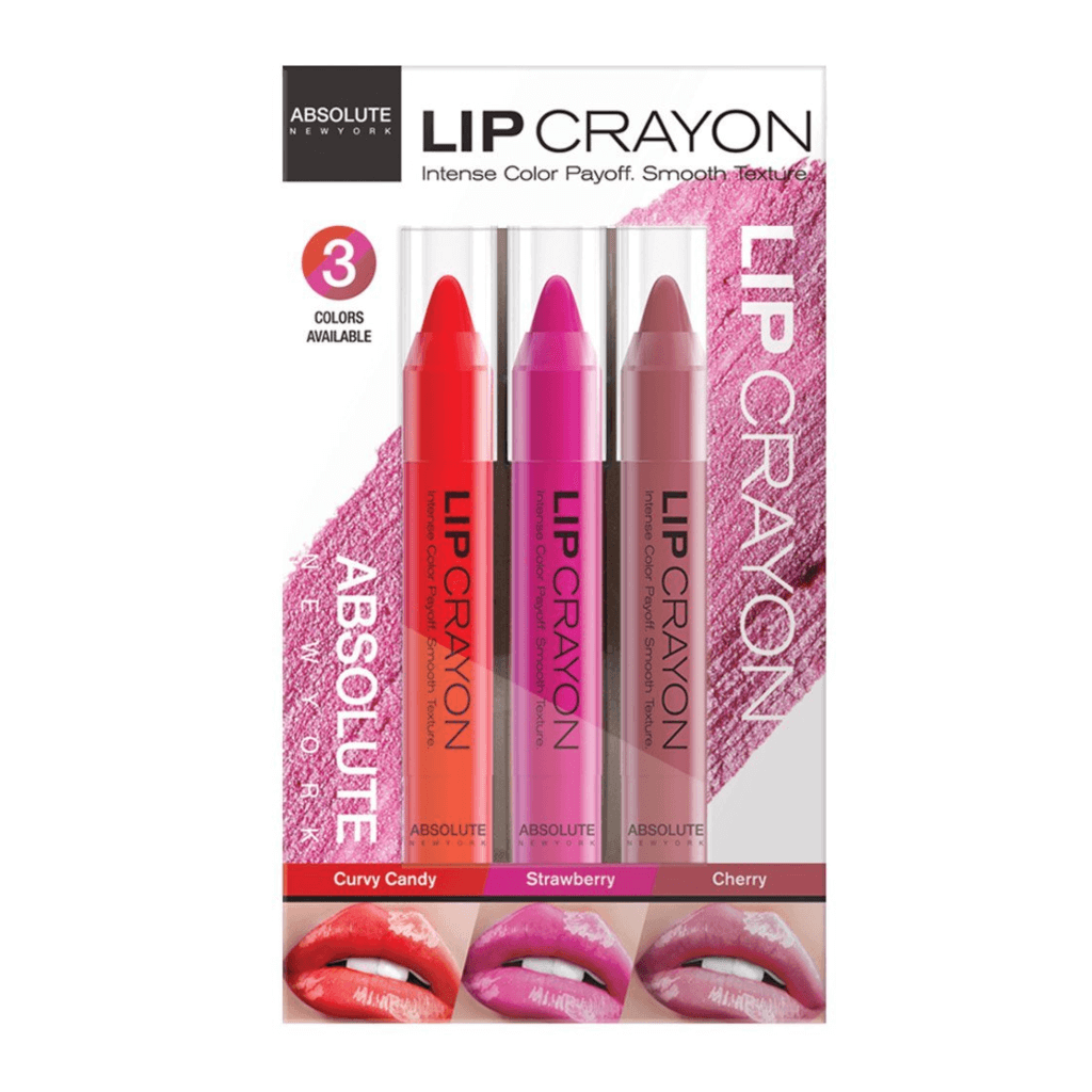 Absolute New York Set de 3 Labiales Crayón