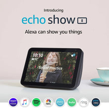 Load image into Gallery viewer, Amazon Parlante Inteligente con Pantalla Táctil, Echo Show 8
