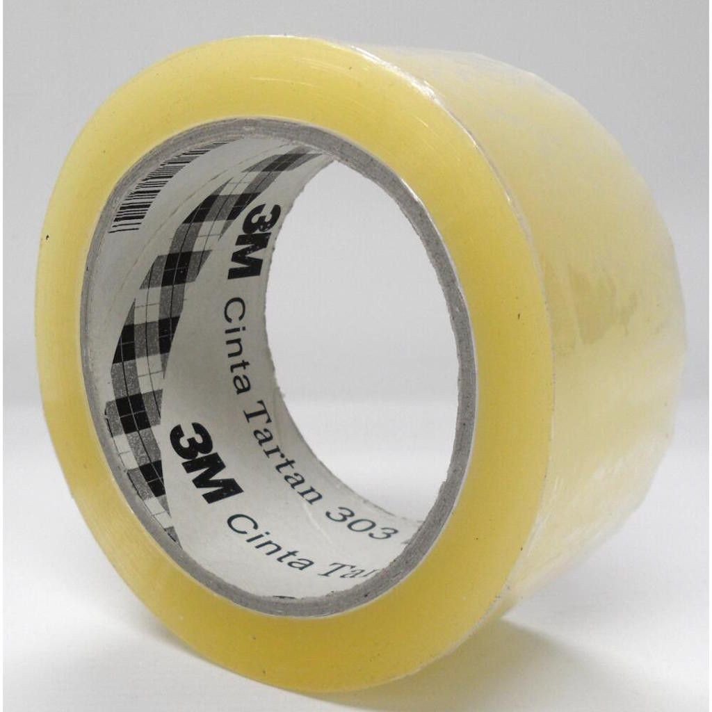 3M Cinta de Empaque Tartan 303 Transparente 48mm x 100mts